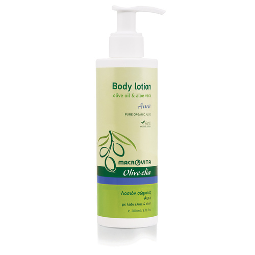 MACROVITA Olive.elia Aura naturalne mleczko do ciała z bio-oliwą i aloesem 200ml